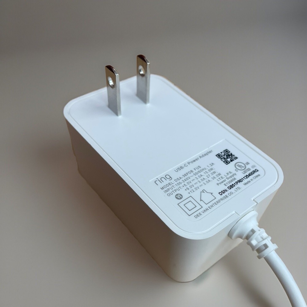 Ring Alarm Pro Power Adapter USB-C Fast Charging AC, 5V, 9V, DSA-36PDB FUS OEM - Picture 7 of 8
